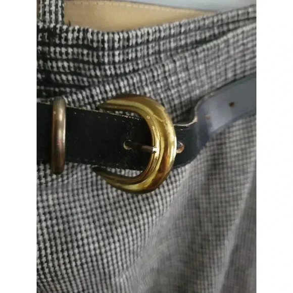 Vintage Alfred Dunner Womens 2pc 100Wool Suit Blazer Skirt Blk Sz 14 Made in USA - Picture 15 of 16